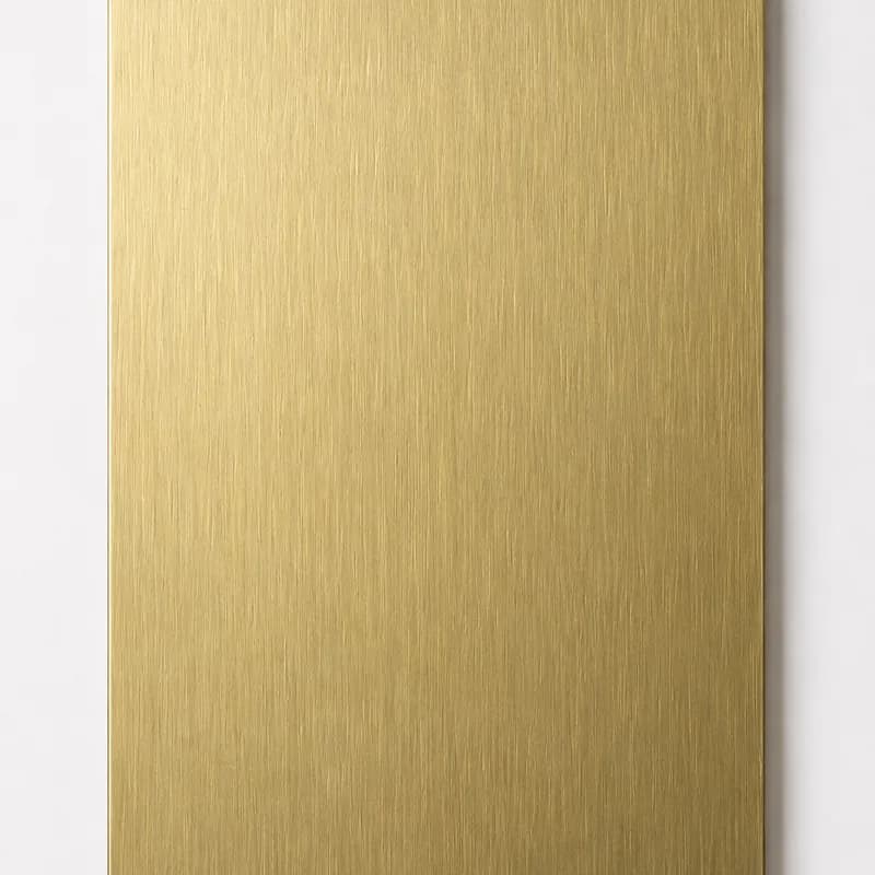 Tablero Metálico Oro Cepillado